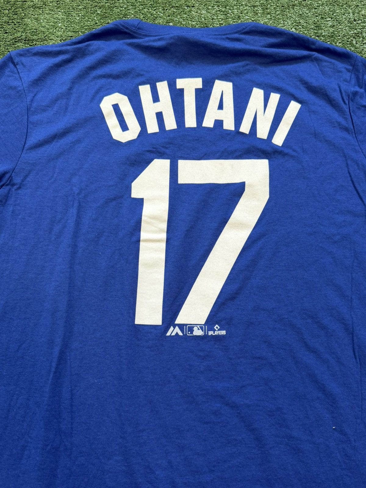 Majestic Majestic Los Angeles Dodgers #17 Shohei Ohtani Men's Blue Size US XL / EU 56 / 4 - 5 Thumbnail