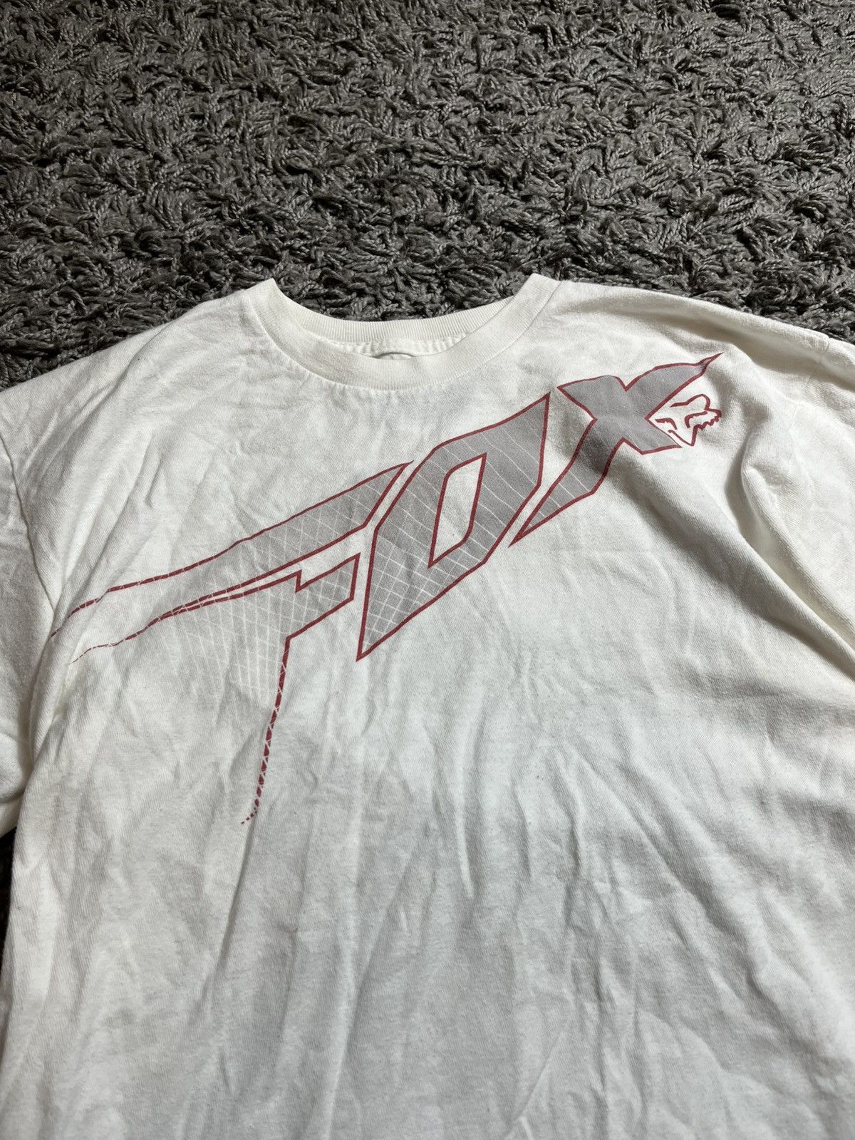 Vintage FOX RACING VINTAGE Y2K STYLE PRINTED COTTON T-SHIRT Size US M / EU 48-50 / 2 - 2 Thumbnail