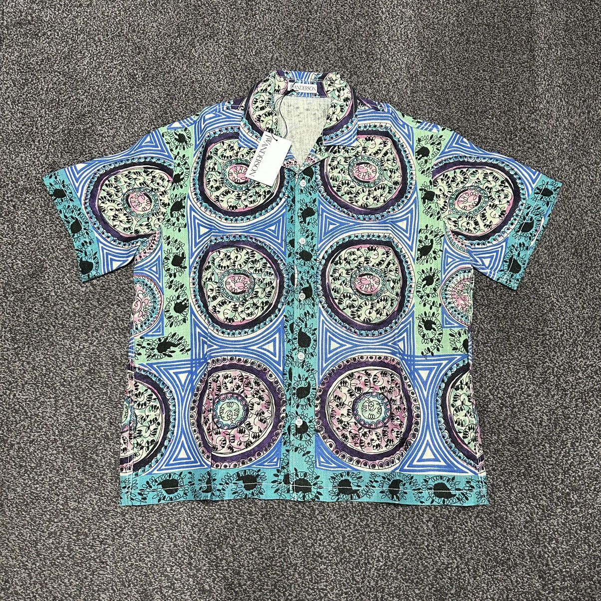 image of J W Anderson Jw Anderson Mystic Paisley Shirt in White, Men's (Size Medium)