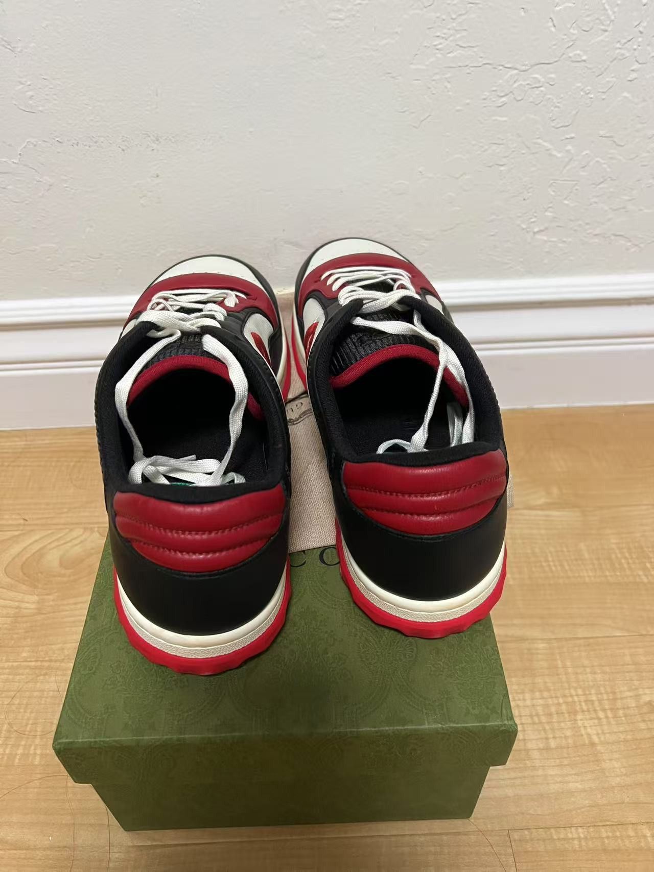Gucci Gucci MAC980 Black Red Size US 12.5 / EU 45-46 - 7 Thumbnail