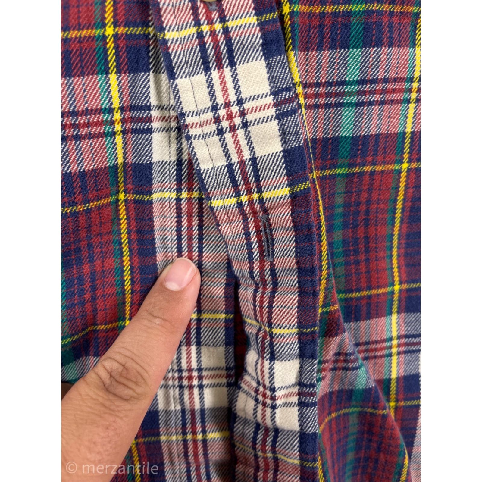 Vintage VINTAGE Thorpe Shirt Mens Medium Red Plaid 100% Cotton Flannel Button-Up with Pockets - Casual Workwear Mens M Red Plaid Shirt Size US M / EU 48-50 / 2 - 3 Thumbnail