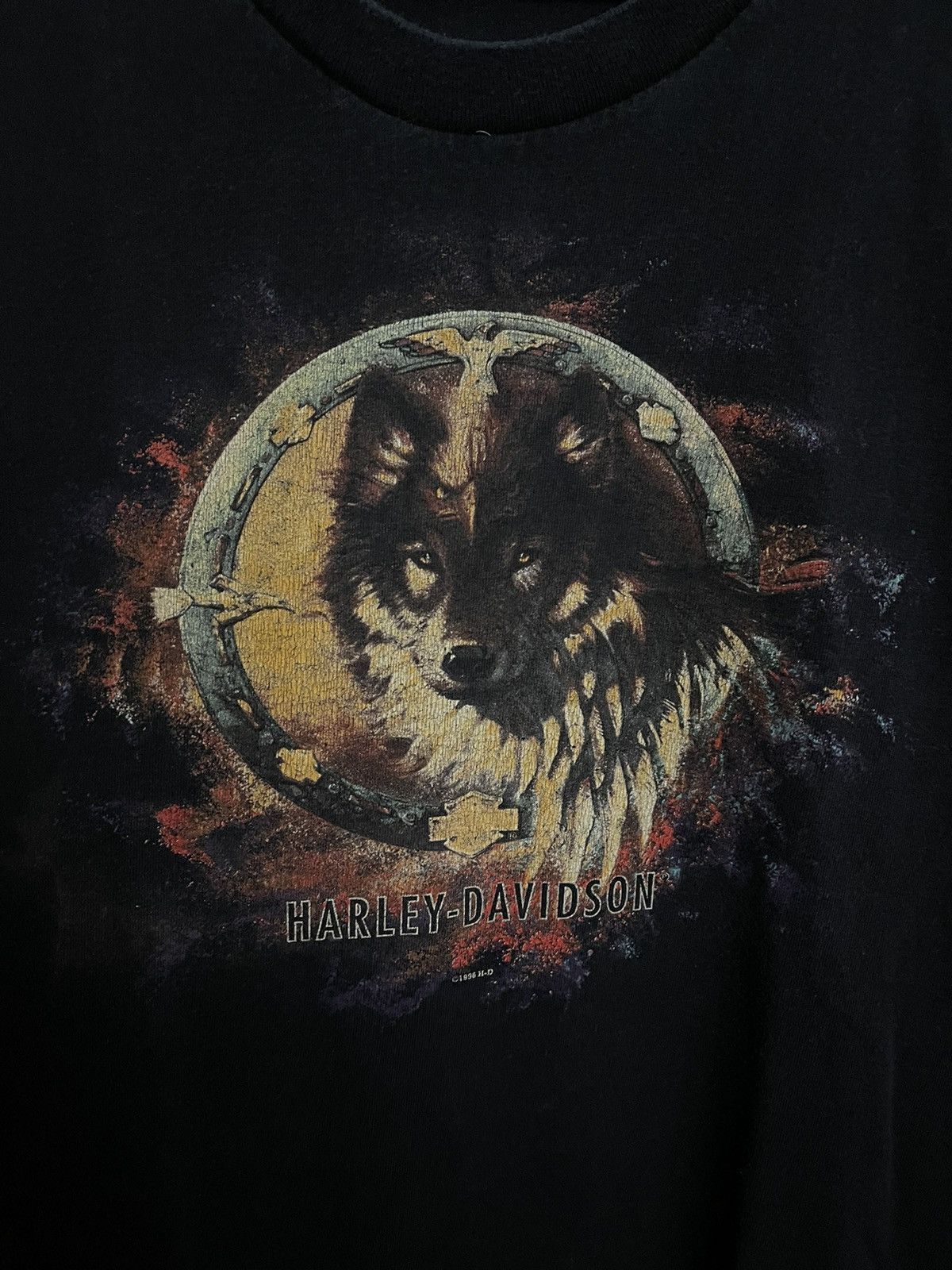 Vintage 1996 Harley Davidson Savannah Georgia Vintage T-Shirt Tee Size US L / EU 52-54 / 3 - 6 Thumbnail