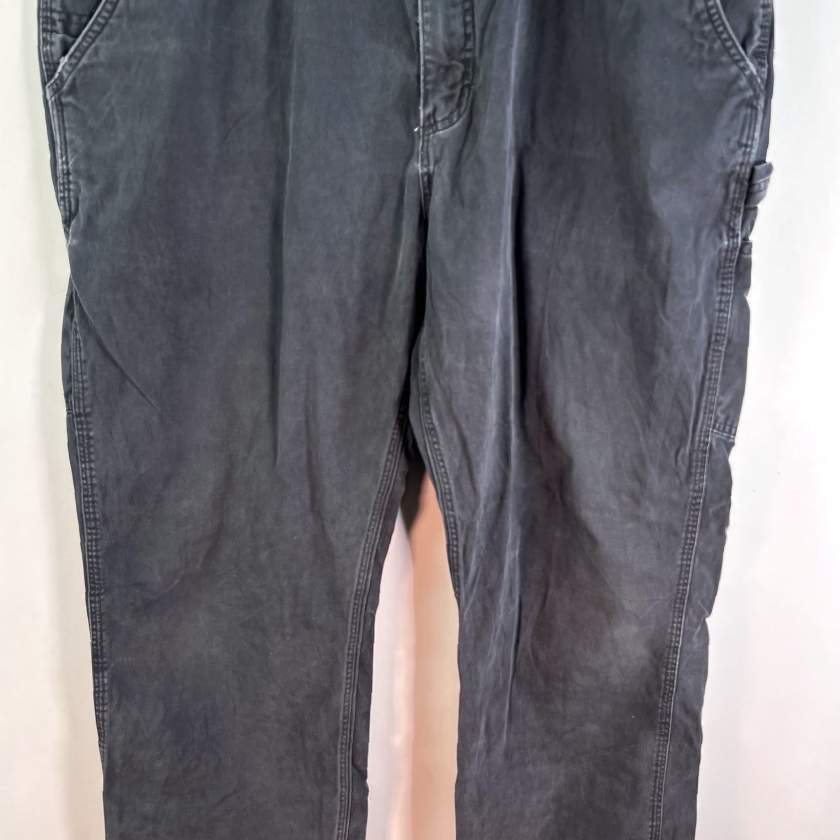 Carhartt VINTAGE Carhartt Carpenter Relaxed Work Pants Mens Size 40 X32 Black Canvas 90s Grunge Size US 40 / EU 56 - 3 Thumbnail