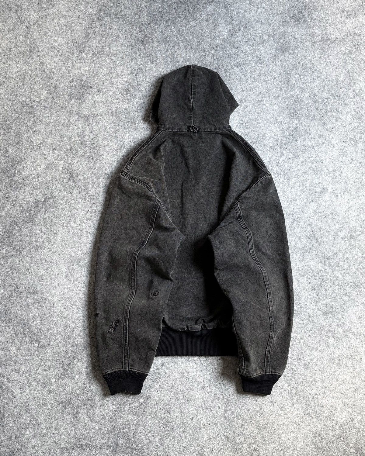Carhartt 1990s Faded Black JR105 Carhartt Active Jacket Size US L / EU 52-54 / 3 - 3 Thumbnail