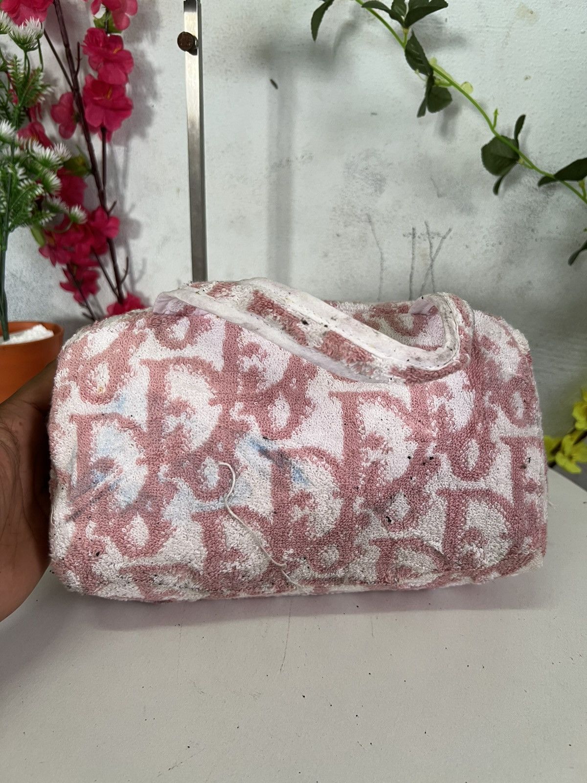 Dior Authentic Dior Terry Cloth Bag Size ONE SIZE - 7 Thumbnail
