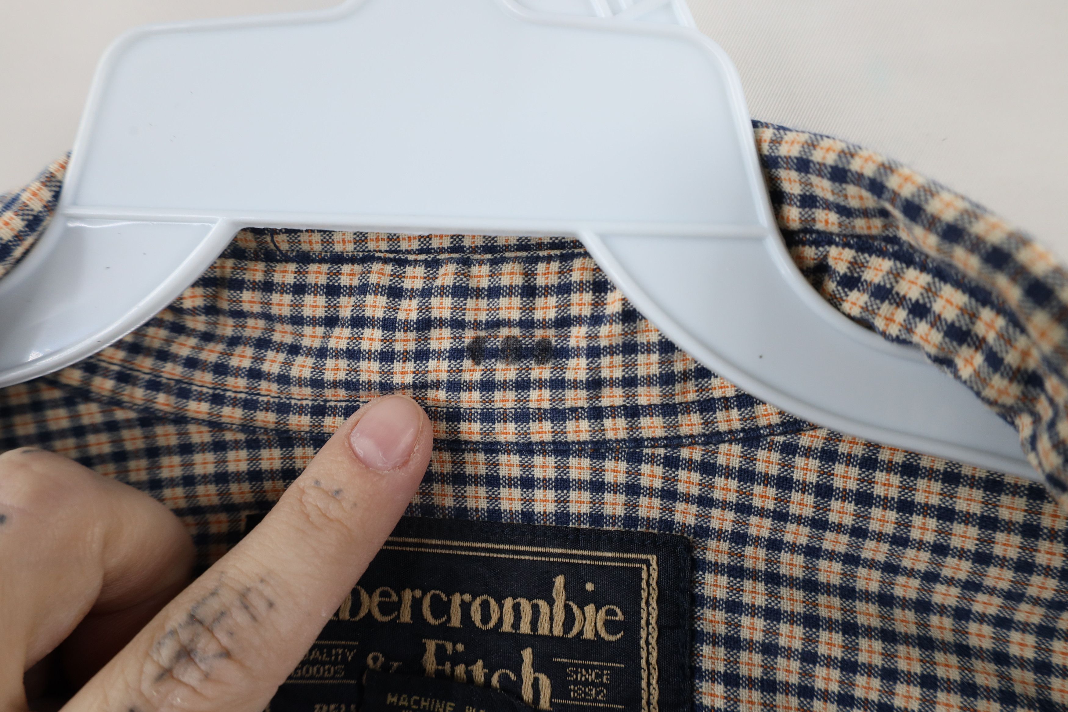 Abercrombie & Fitch × Vintage Vintage 90s Abercrombie & Fitch Collared Button Down Shirt Size US L / EU 52-54 / 3 - 6 Thumbnail
