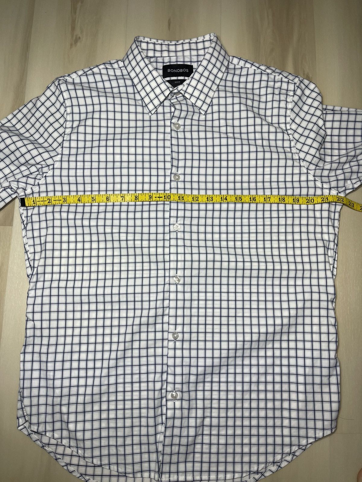 Bonobos Bonobos Shirt Men’s Sz L Checkered Slim Fit Long Sleeve Size US L / EU 52-54 / 3 - 6 Thumbnail