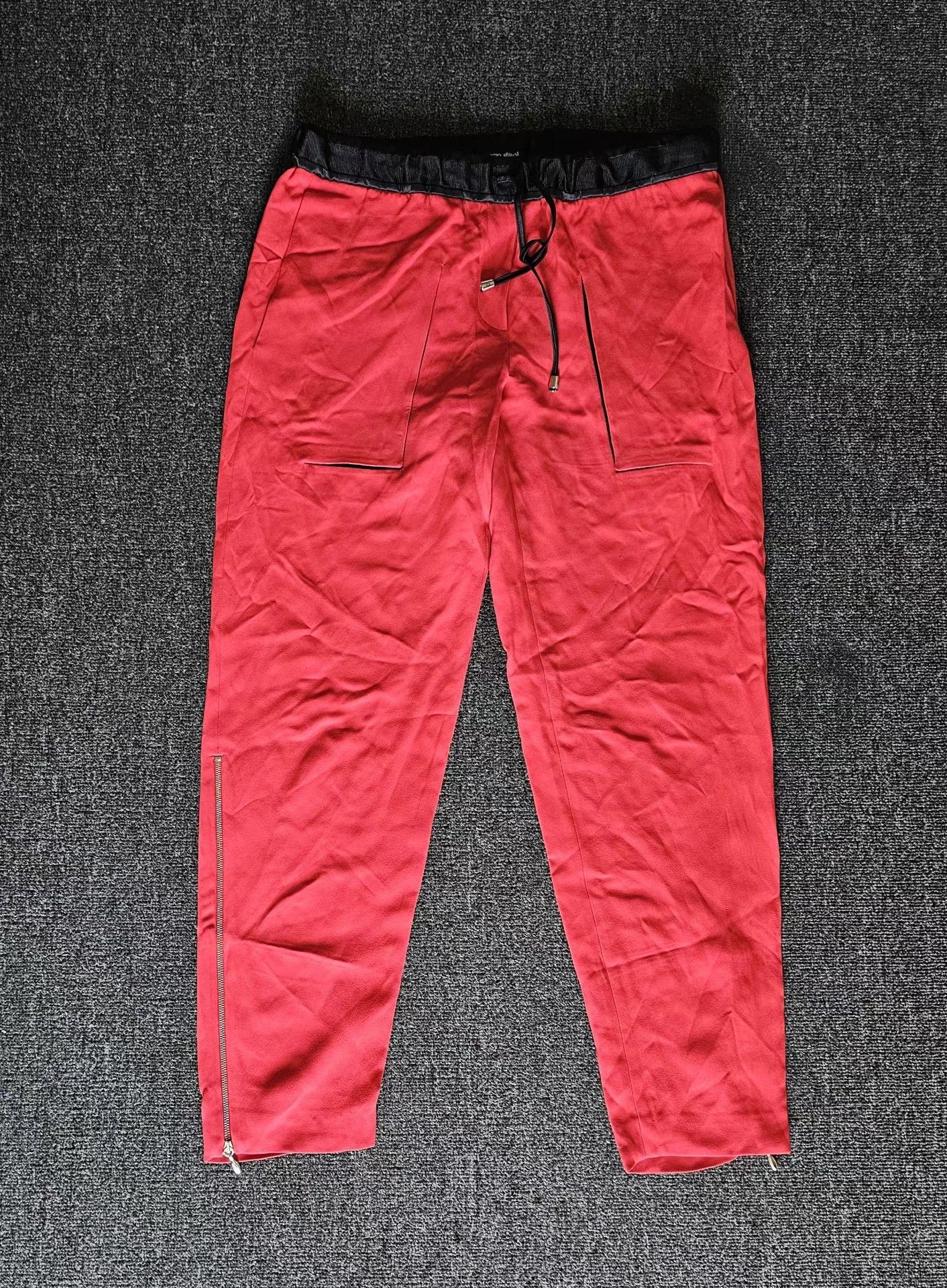 Giorgio Armani Giorgio Armani Main Line Women's Silk Track Pants Q4 Size 32" / US 10 / IT 46 - 1 Thumbnail