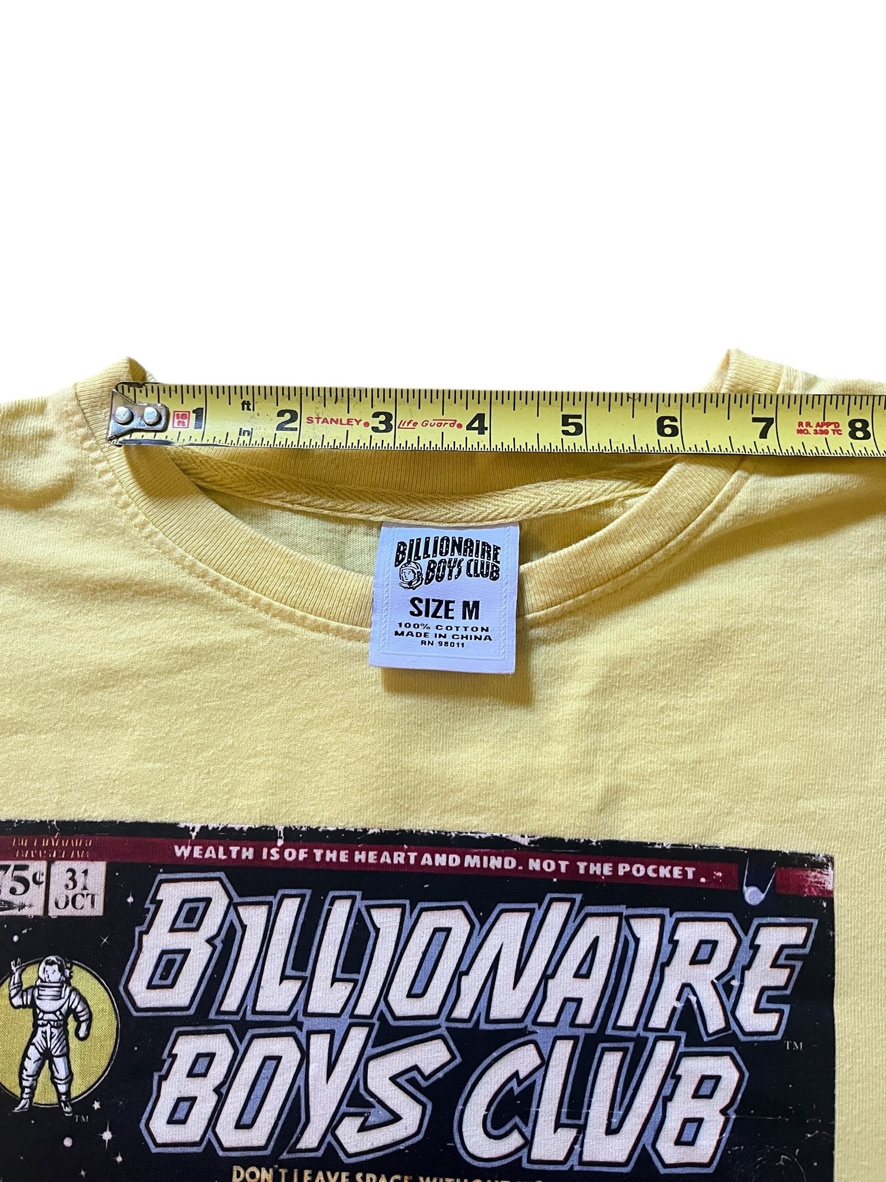 Billionaire Boys Club Billionaire Boys Club Space Comic Tee Cream Medium Vintage Size US M / EU 48-50 / 2 - 5 Thumbnail