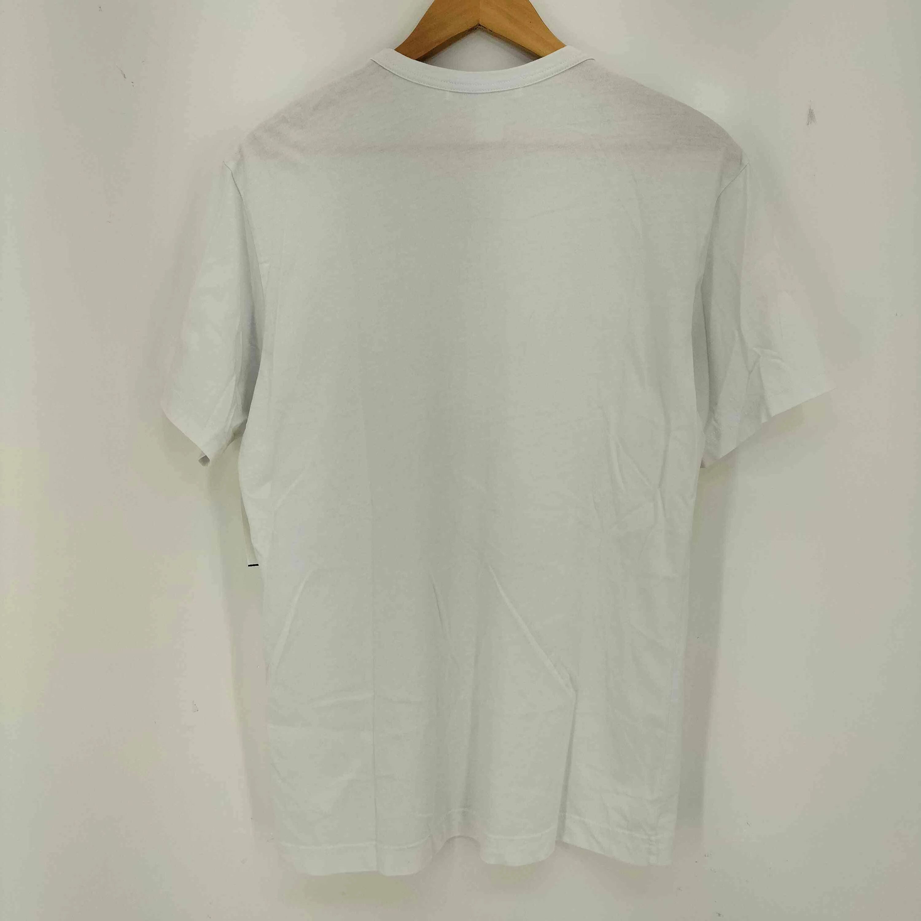 Comme des Garcons SHIRT T-Shirts Crewneck Short Sleeve Cotton Print White Red Size US L / EU 52-54 / 3 - 2 Thumbnail