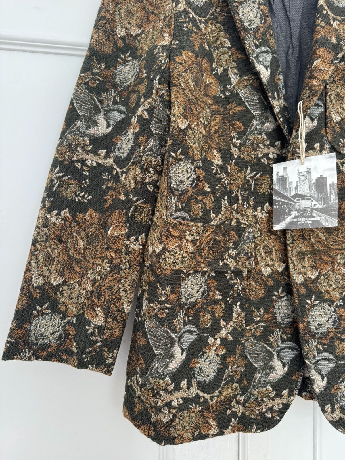 Engineered Garments Engineered Garments Baker Hummingbird Jacquard Jacket XS Size 36S - 11 Thumbnail