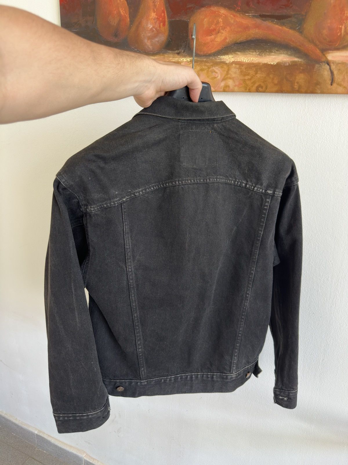 Levi's Vintage Levis Washed Black Denim Jacket Size S Size US S / EU 44-46 / 1 - 6 Thumbnail