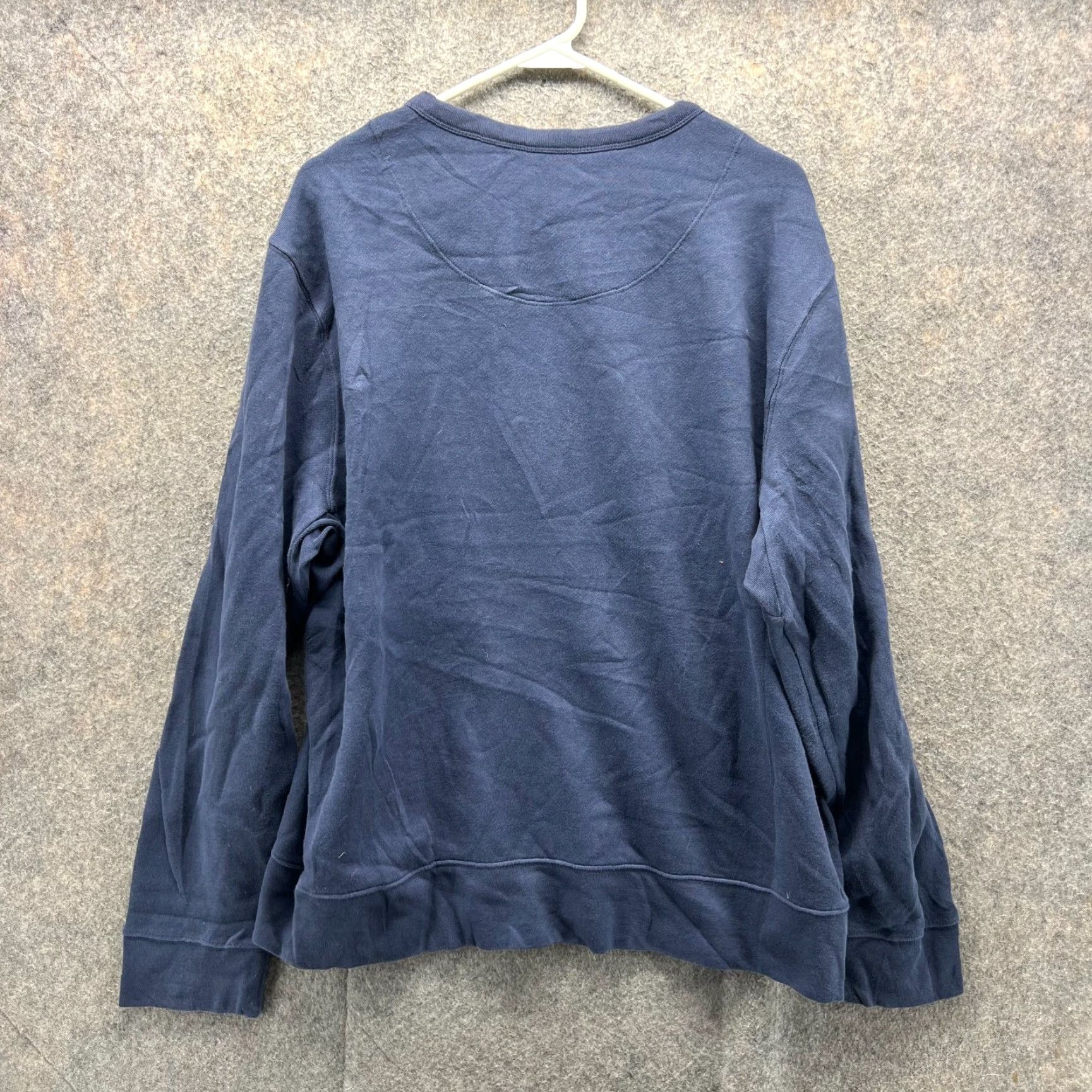 Madewell VINTAGE Madewell Sweater Mens Large Blue Navy Pullover Fleece Crewneck Cotton MWL Size US L / EU 52-54 / 3 - 2 Thumbnail