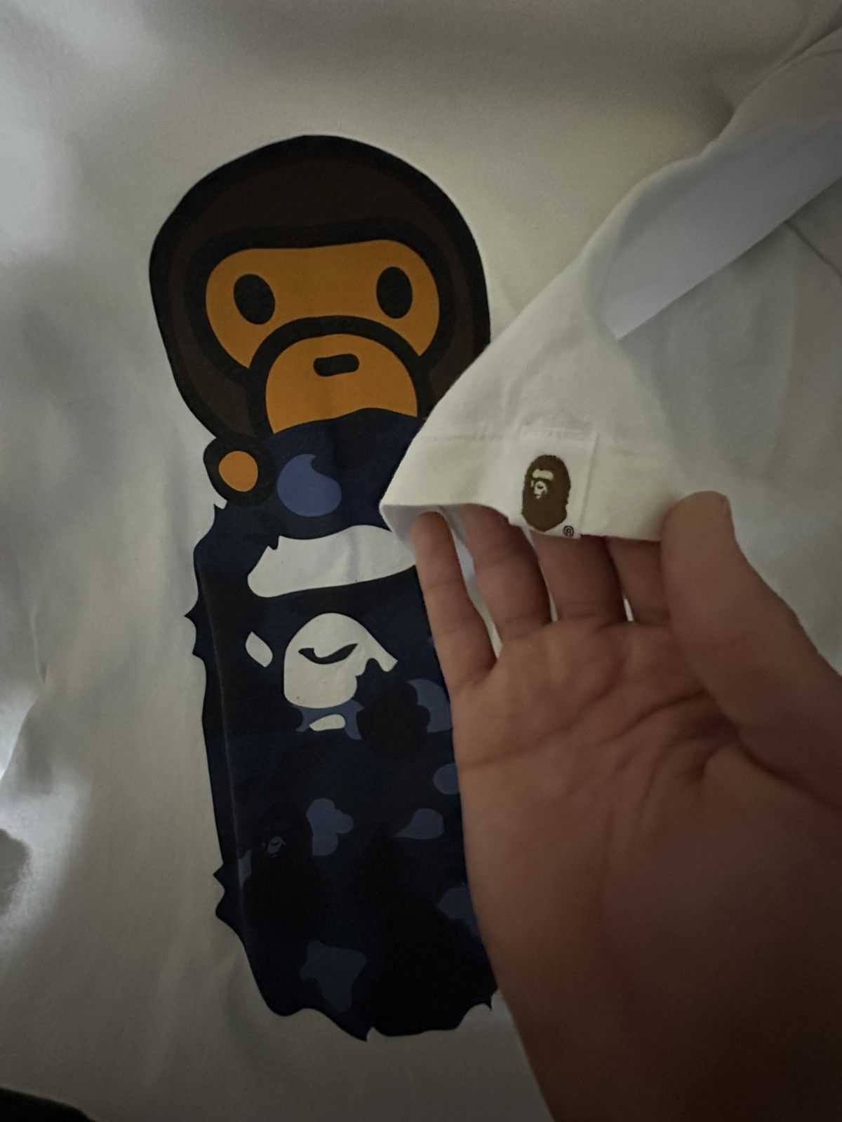 Bape Bape baby milio tee Size US XL / EU 56 / 4 - 2 Thumbnail
