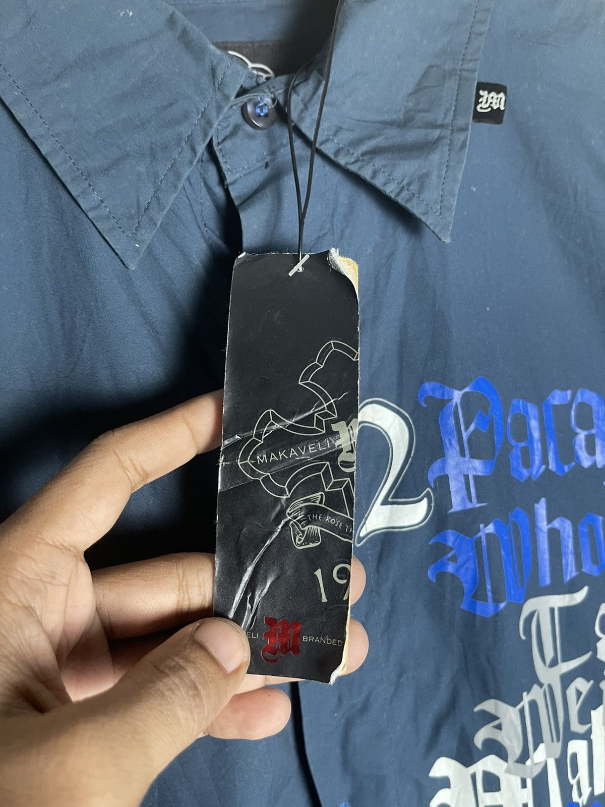 Makaveli VINTAGE Y2K MAKAVELI- BRAND TUPAC BIG FACE BUTTON UP XXL Size US XXL / EU 58 / 5 - 18 Thumbnail