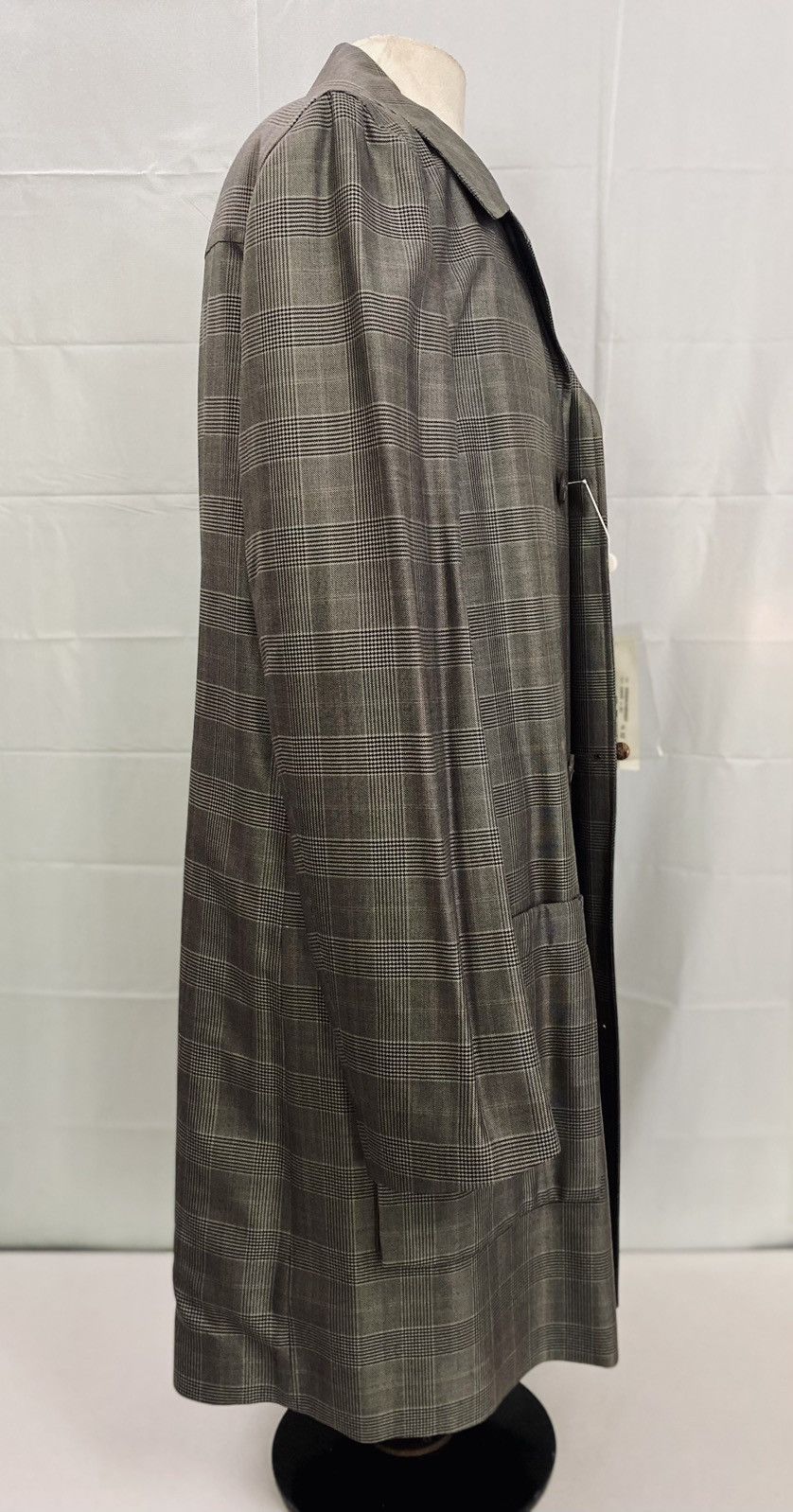 Maison Margiela MM 🇮🇹 Sharkskin Wool Detectives Pkt Overcoat 52 vintage nwt Size US L / EU 52-54 / 3 - 13 Thumbnail