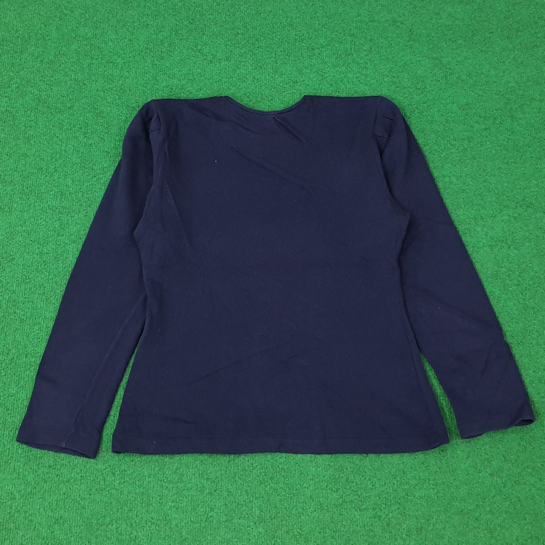 Norma Kamali Vintage Norma Kamali Designer Long Sleeve Tshirt C249N43 Size S / US 4 / IT 40 - 2 Thumbnail