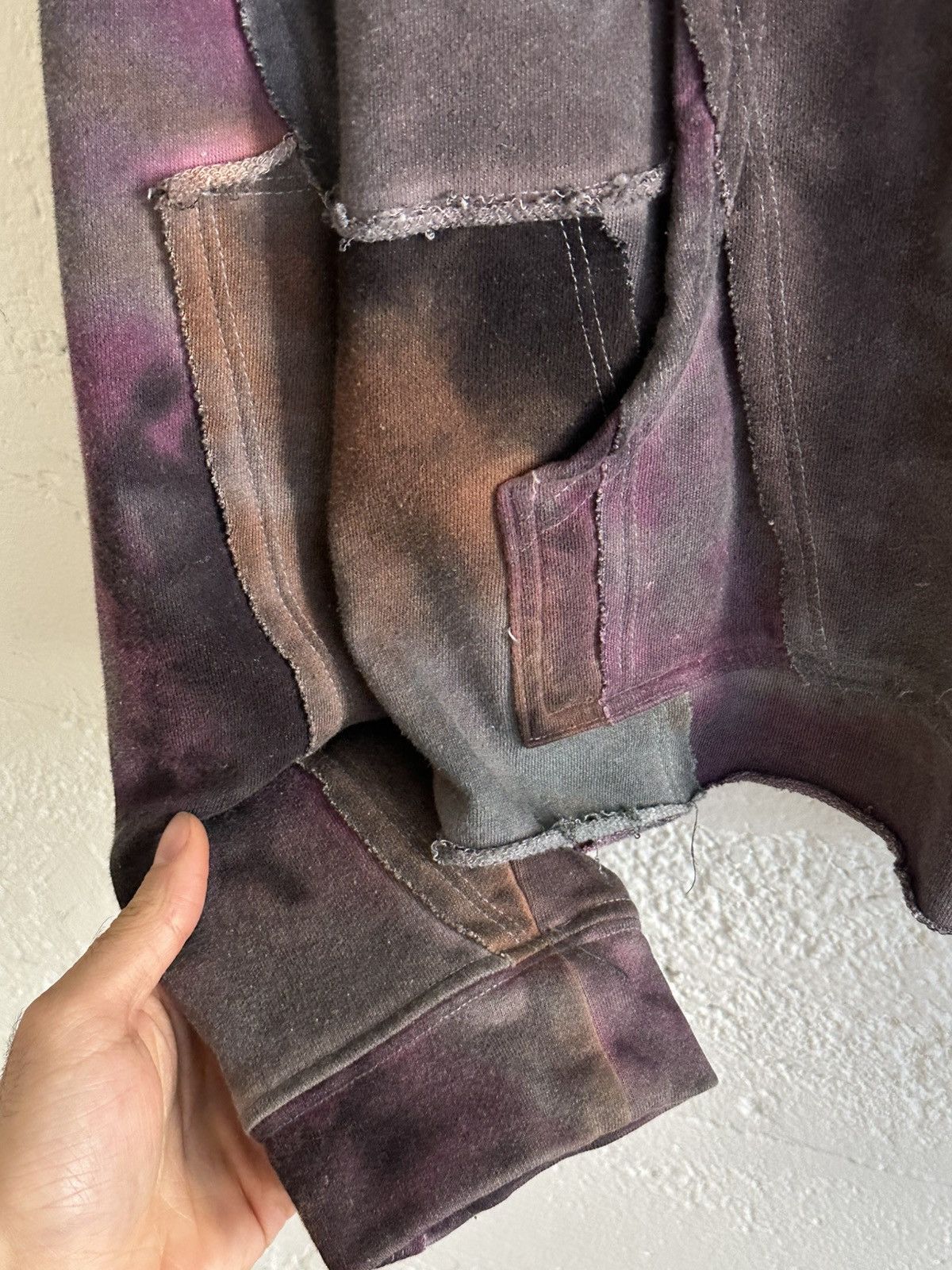 ALEXANDER DIGENOVA ANT/ANTI Scrap zipup in cold oil (patchwork hoodie) Size US M / EU 48-50 / 2 - 3 Thumbnail