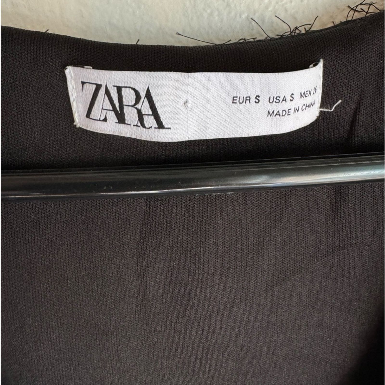 Zara Limited Edition Black Sequin Midi Dress