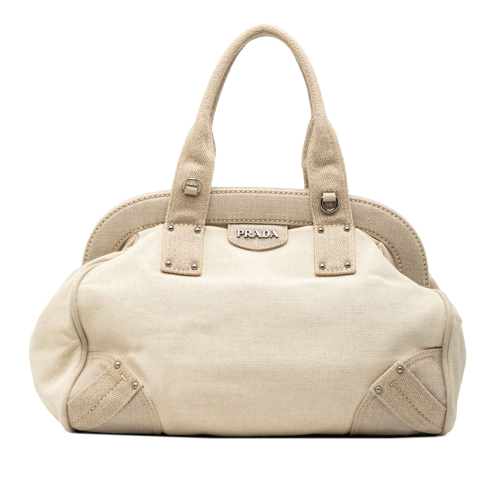 Prada Prada Canvas Canapa Mistolino Frame Satchel Size ONE SIZE - 1 Thumbnail