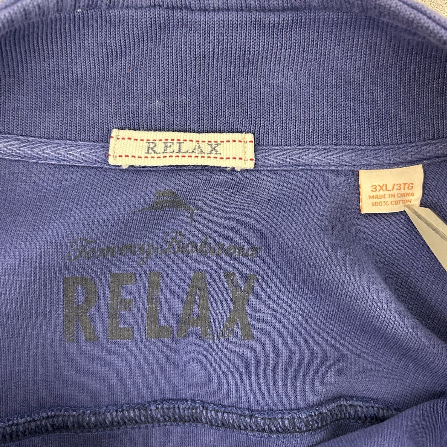 Tommy Bahama Tommy Bahama Pullover Sweatshirt 3XL Blue Men’s Knit Quarter Zip Relaxed Oceanic Vacation Nautical Beach Classic Outdoor Preppy Tropical Size US XXL / EU 58 / 5 - 5 Thumbnail