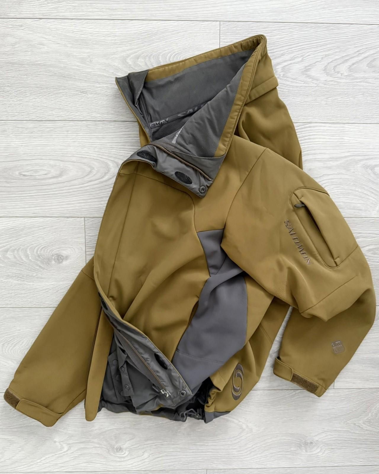 Salomon Salomon 00s Technical Waterproof Panelled Fleece Line Jacket Size US L / EU 52-54 / 3 - 1 Thumbnail