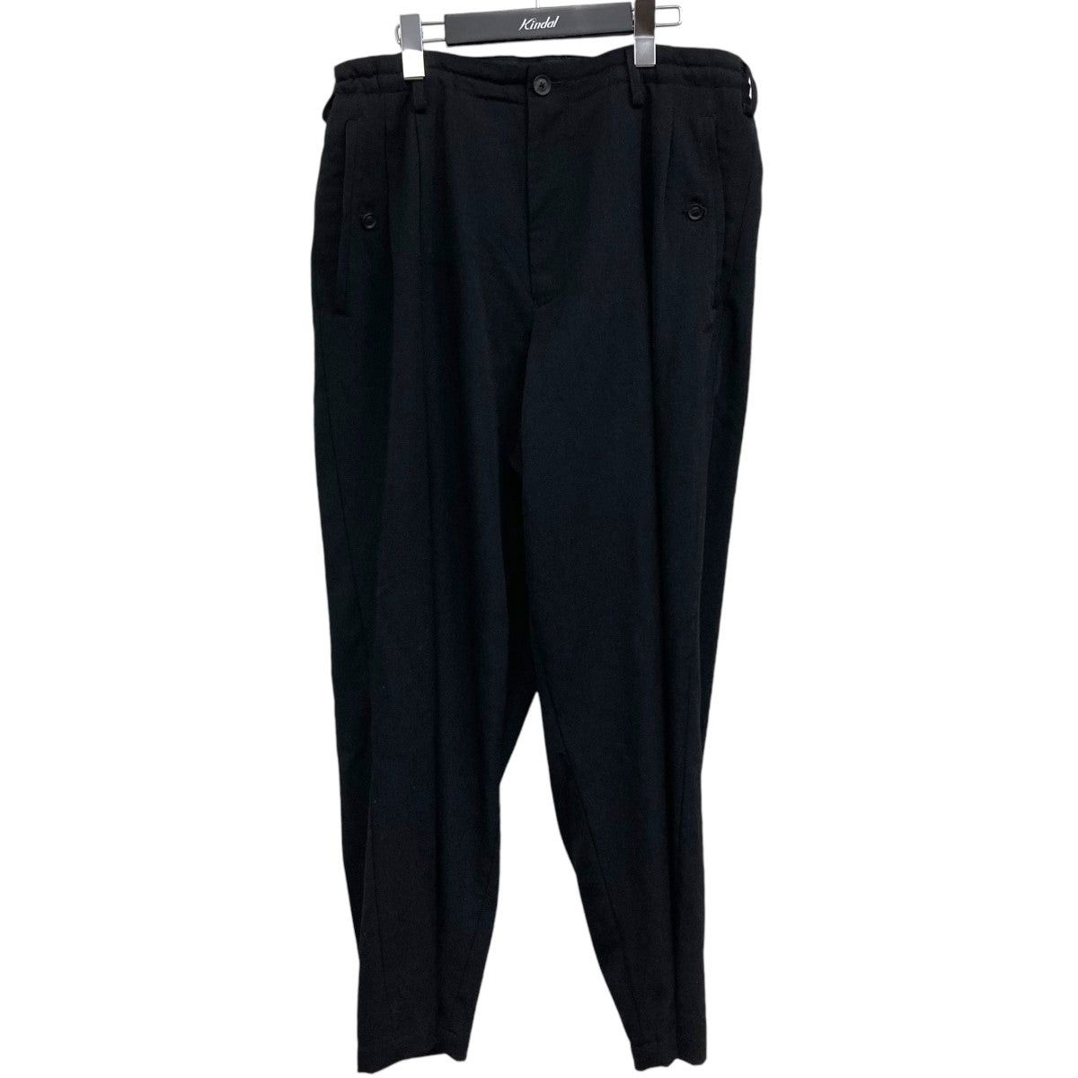 Yohji Yamamoto yohji yamamoto W Gabardine 2TUCK PANTS Middle Wide Pants Size US 35 - 1 Thumbnail
