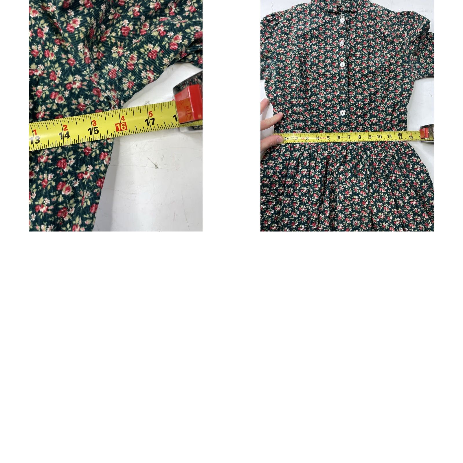 Laura Ashley VINTAGE Laura Ashley Dress Womens 6 Floral Cotton Button Pleated Cottagecore Prairie Size M / US 6-8 / IT 42-44 - 8 Thumbnail