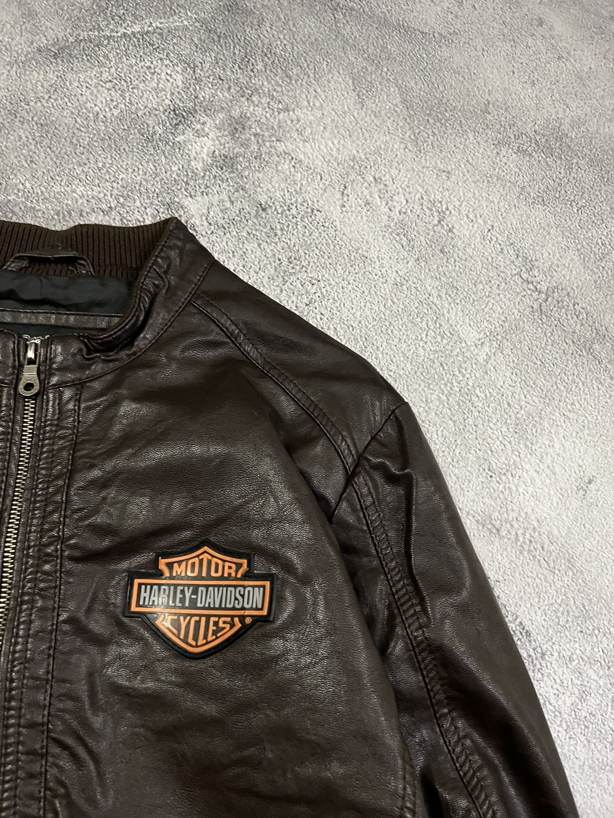 Harley Davidson × Vintage Vintage Y2k Harley Davidson Leather Active Riding Jacket 00s Size US M / EU 48-50 / 2 - 6 Thumbnail