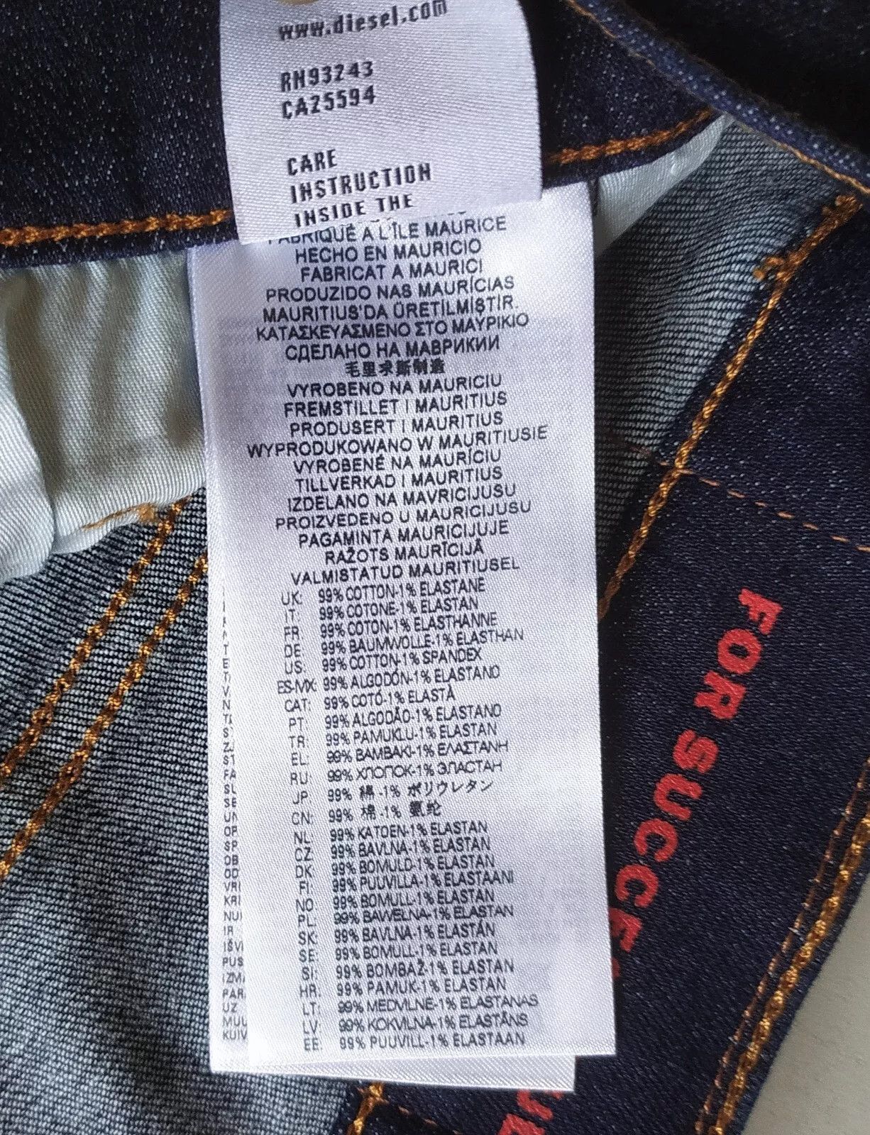 Diesel Diesel 2021-NC L.30 0GDO MENS JEANS T 1120 Size US 32 / EU 48 - 9 Thumbnail