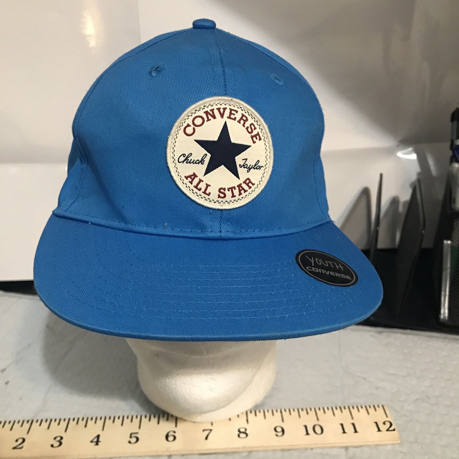 Converse Converse All Star White Logo Adjustable Youth Size 8/20 Hat Size ONE SIZE - 1 Thumbnail
