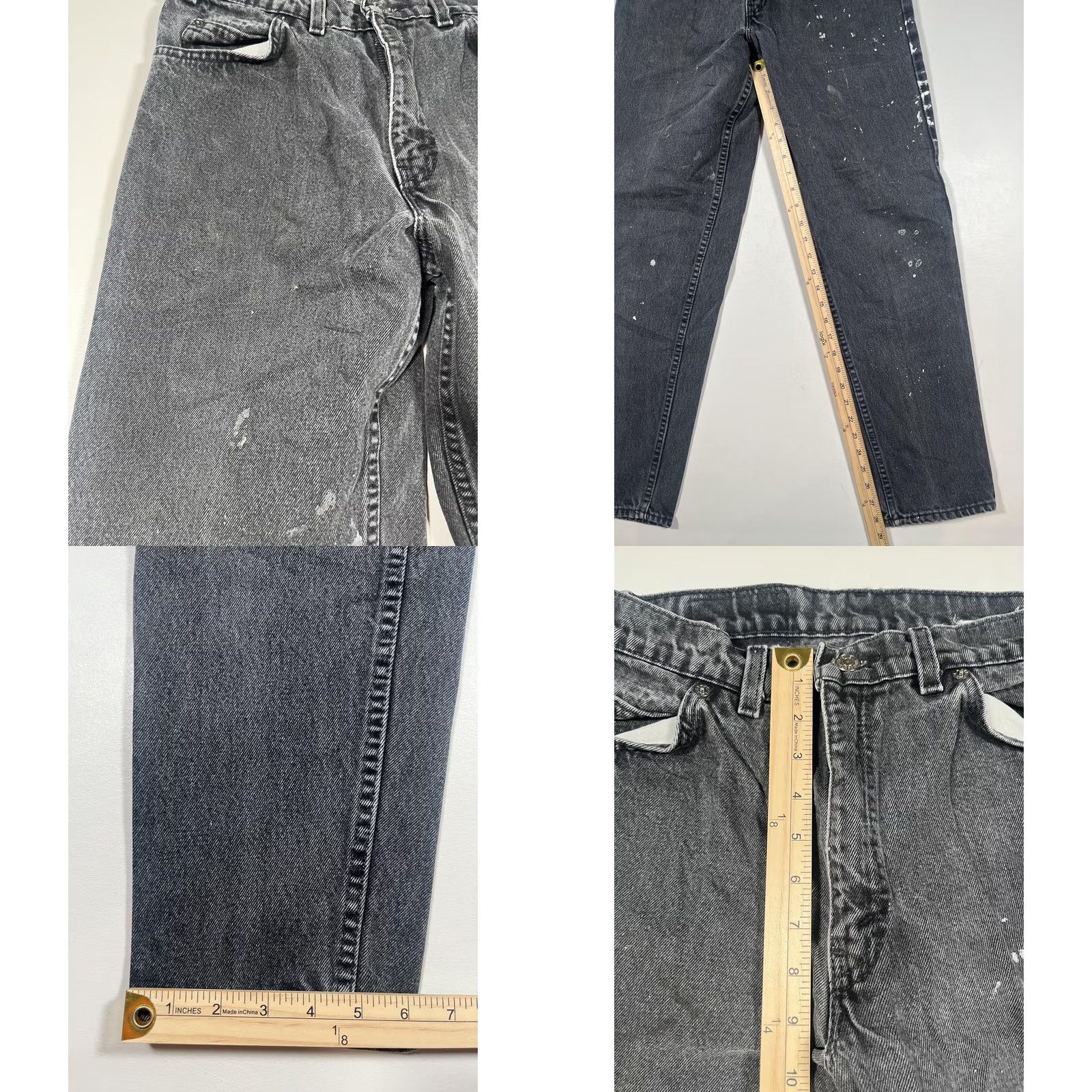 Levi's VINTAGE Levi's 550 Jeans Mens 33x30 Gray Relaxed Fit Tapered Orange Tab USA VTG Jeans Mens 33x30 Gray Relaxed Fit Tapered Orange Tab USA VTG Size US 33 - 8 Thumbnail