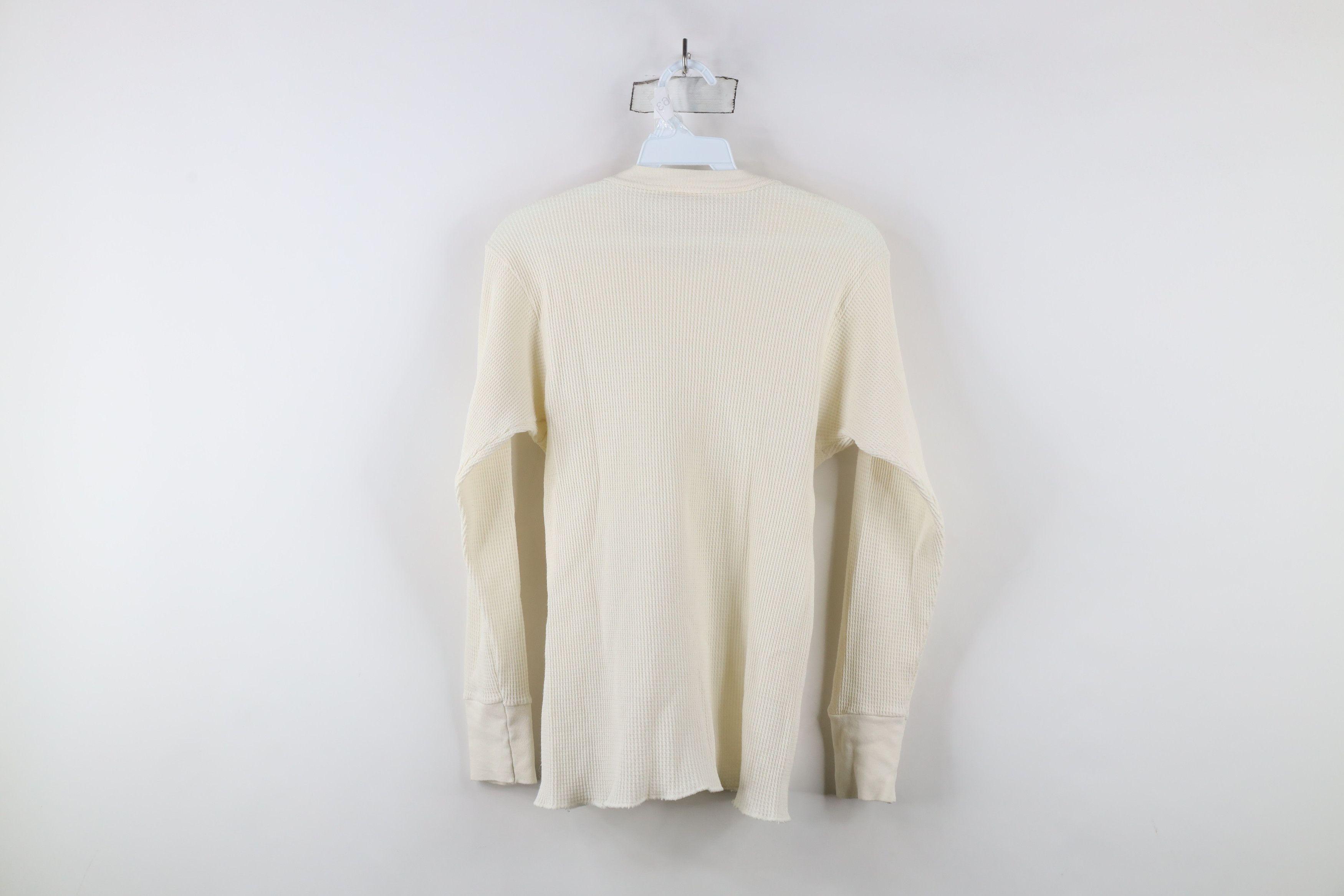 Hanes × Vintage Vintage 70s Hanes Waffle Knit Long Sleeve T-Shirt USA Size US M / EU 48-50 / 2 - 6 Thumbnail