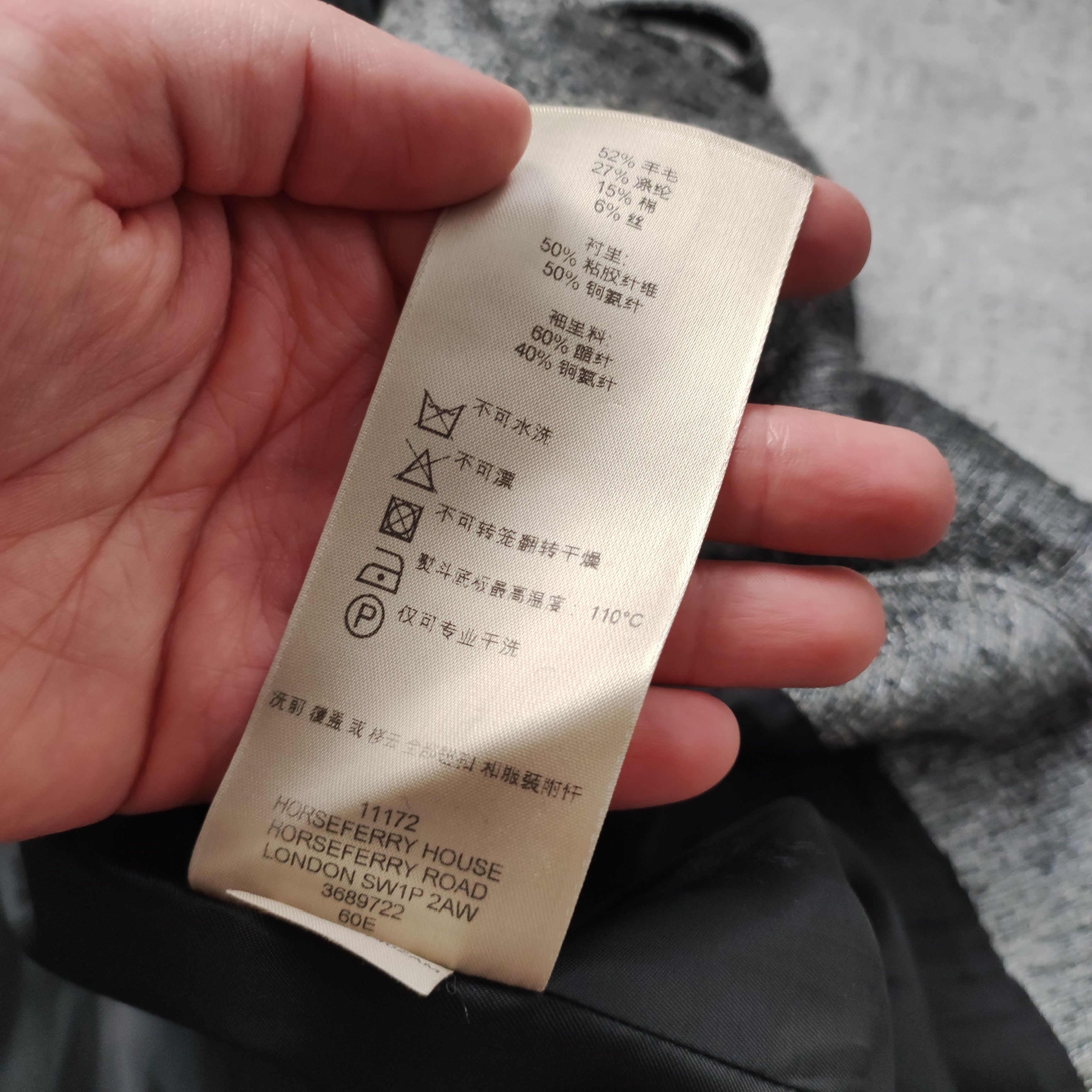 Burberry × Burberry Prorsum RARE Burberry London Main Line Gray Long Distressed Coat Size L / US 10 / IT 46 - 10 Thumbnail