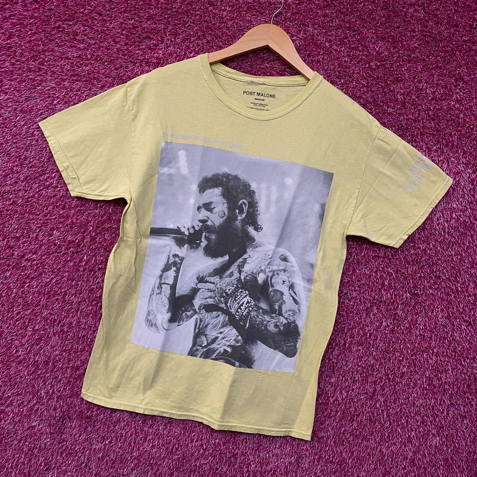 Rap Tees Post Malone Retro Graphic T-Shirt Medium Size US M / EU 48-50 / 2 - 3 Thumbnail