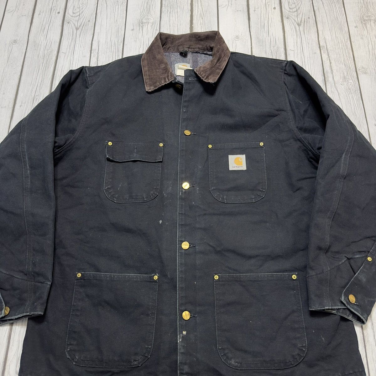 Carhartt × Vintage Vintage Carhartt blanket lined chore jacket Size US XL / EU 56 / 4 - 3 Thumbnail