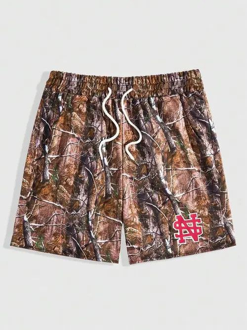 Jean Camo Punk Y2K Drip shorts Size US 30 / EU 46 - 1 Thumbnail