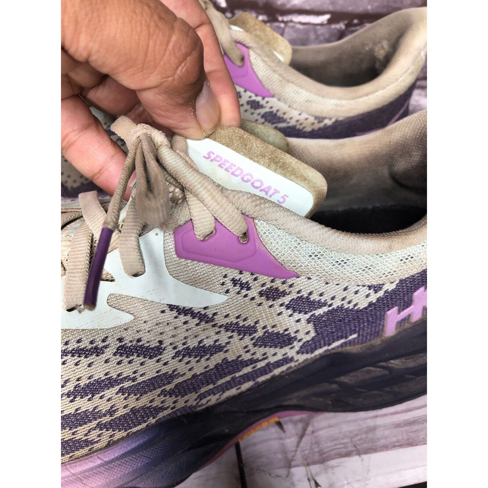 Hoka Hoka One One Speedgoat 5 Sunlit Ocean Lace Running Purple Vi Size US 9.5 / IT 39.5 - 18 Thumbnail