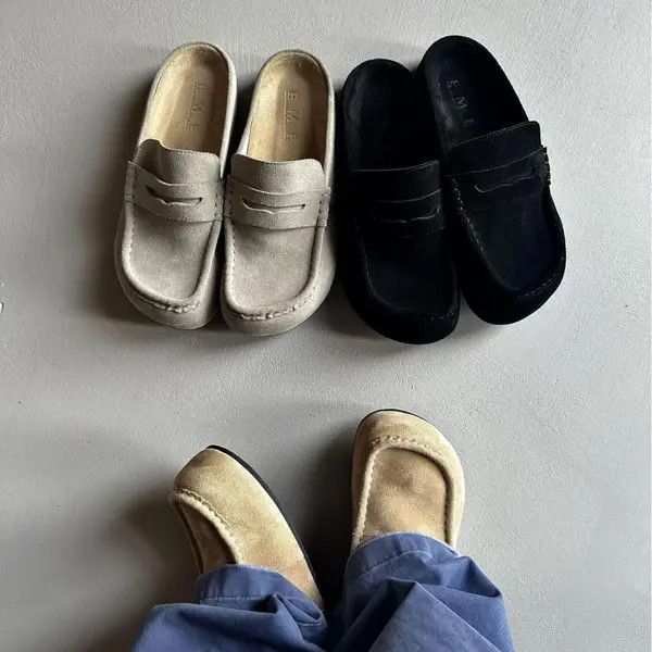 Other Fukuzawa x Miura Suede Slip-On Loafers Size US 8 / EU 41 - 5 Thumbnail