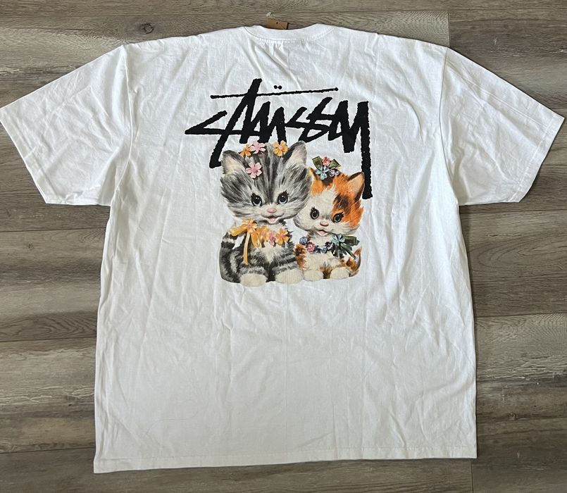 Stussy Stussy Kittens Tee White | Grailed