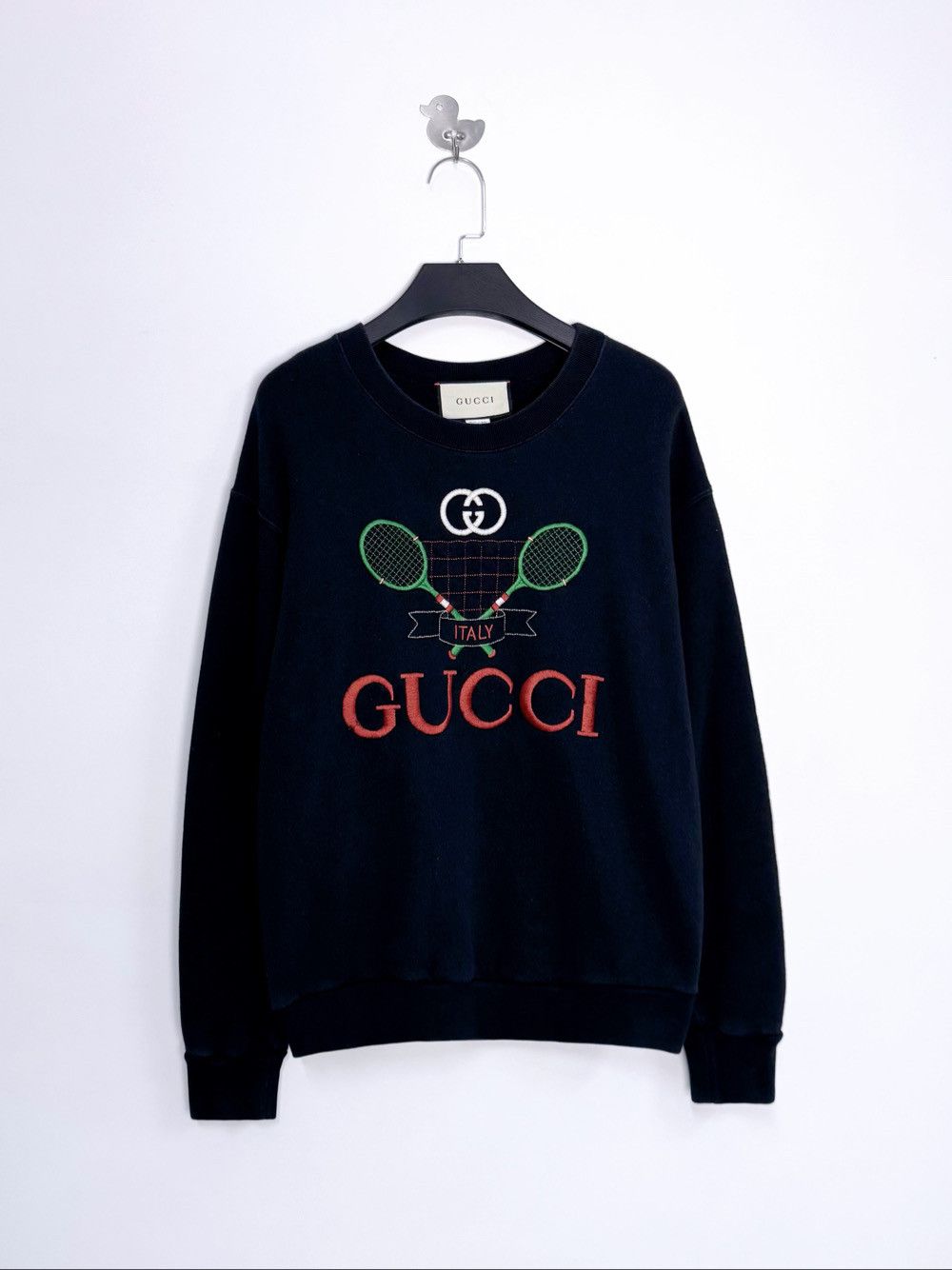 Gucci Gucci Tennis Embroidery Sweatshirt Size XS Size XS / US 0-2 / IT 36-38 - 1 Thumbnail