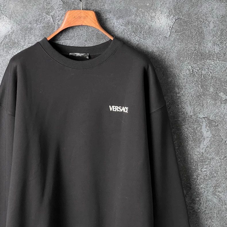 Versace Versace Black cotton crew neck sweatshirt Size US XS / EU 42 / 0 - 3 Thumbnail