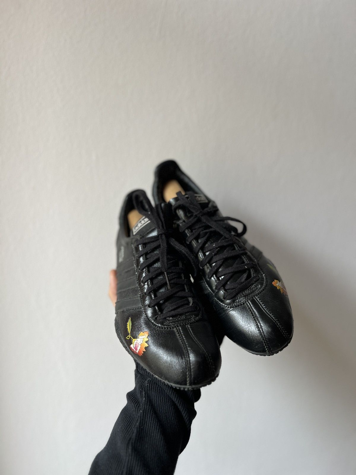 Adidas Rare Black Leather Adidas Titan Y2K City Series Puma Cat Size US 9 / EU 42 - 9 Thumbnail