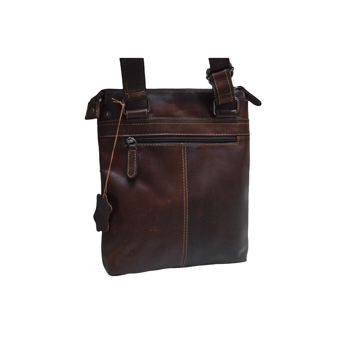 Handmade New Brown Leather Messenger Bag Size ONE SIZE - 4 Thumbnail