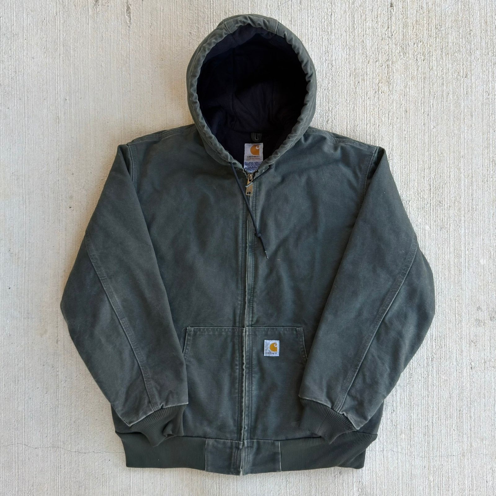 Carhartt × Vintage Carhartt WOMENS WJ130 MOS green work wear jacket Size US L / EU 52-54 / 3 - 1 Thumbnail