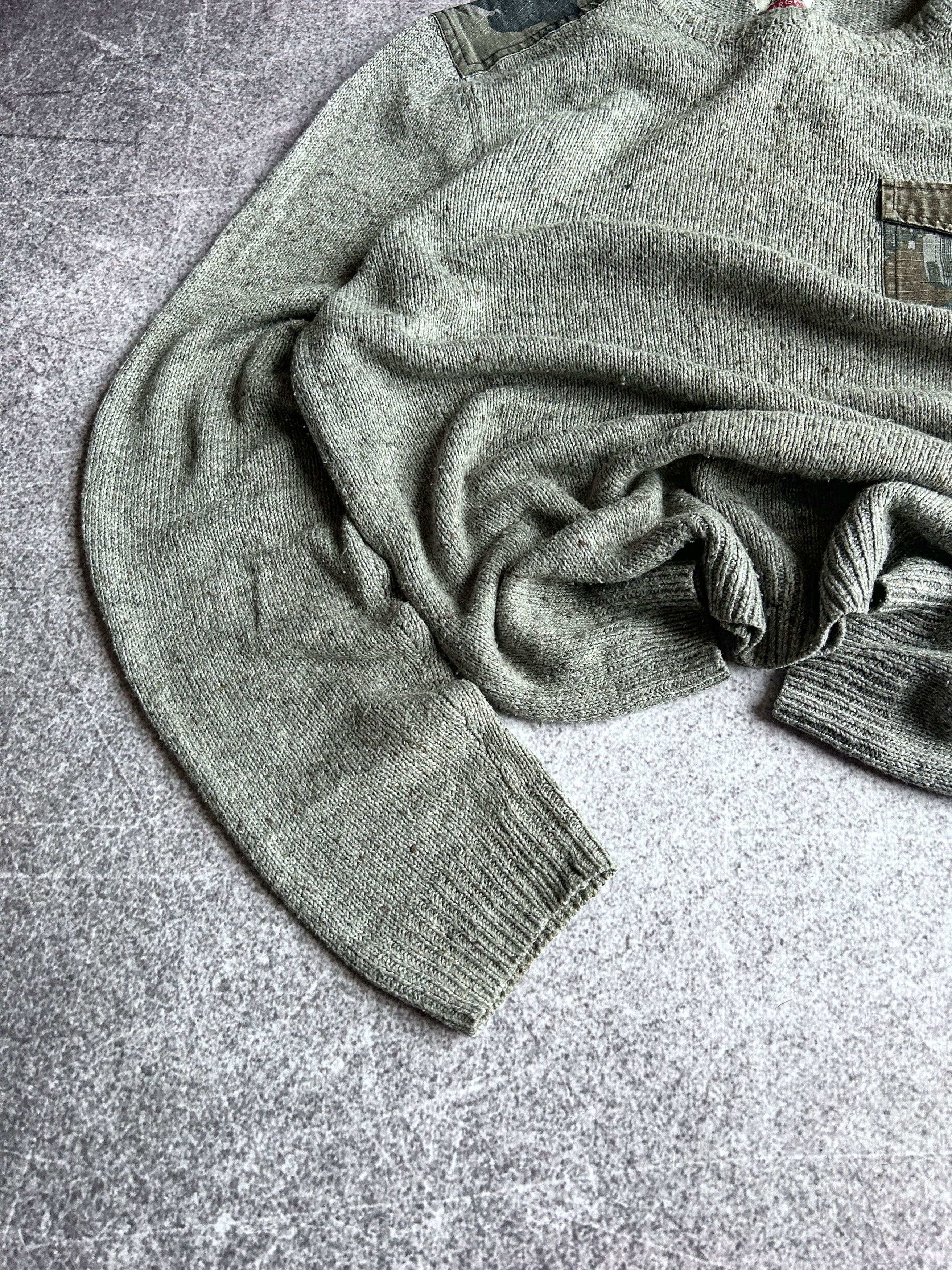 Vintage VTG Streetwear Kapital Style Military Sweater Hoodie 90s Size US M / EU 48-50 / 2 - 2 Thumbnail