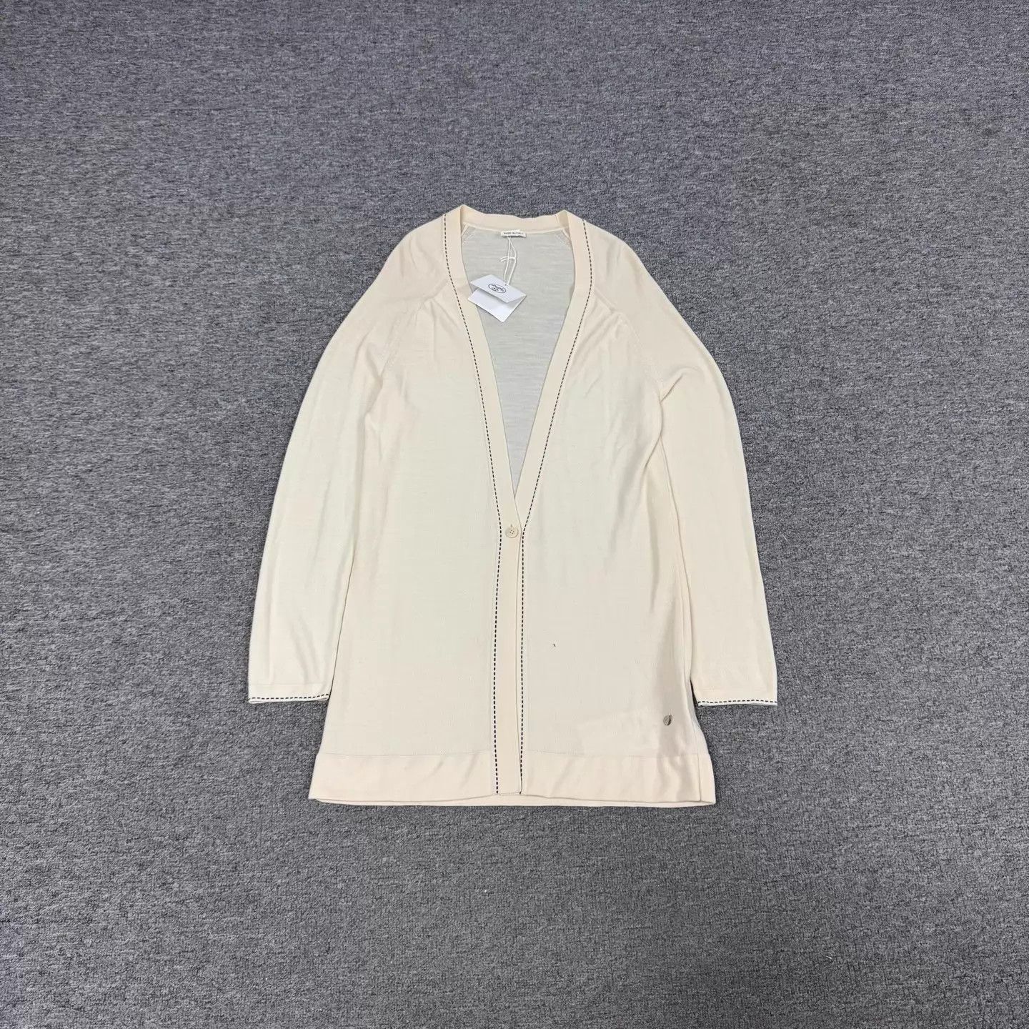 Hermes Hermes long cardigan 100%wool minimalist preppy 36 Size XS / US 0-2 / IT 36-38 - 1 Thumbnail
