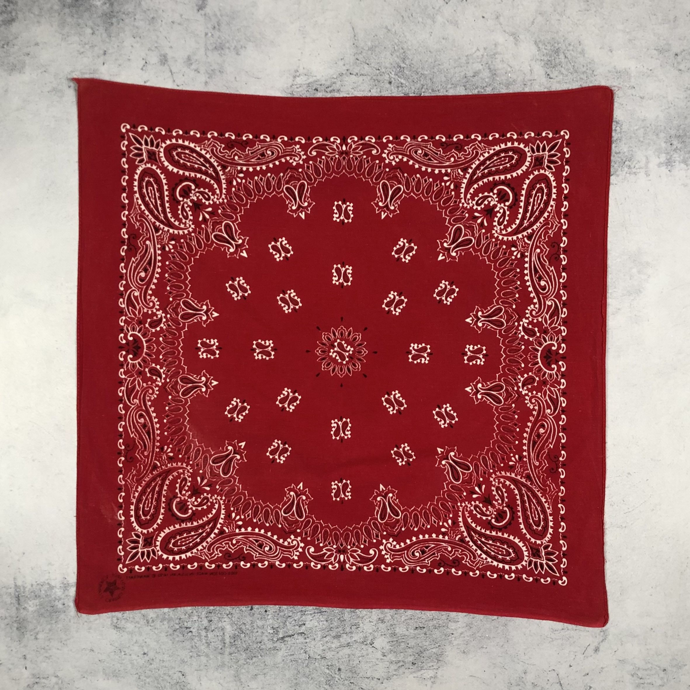 Vintage Vintage 90s Paisley USA Bandana Bloods Crips Size ONE SIZE - 8 Thumbnail