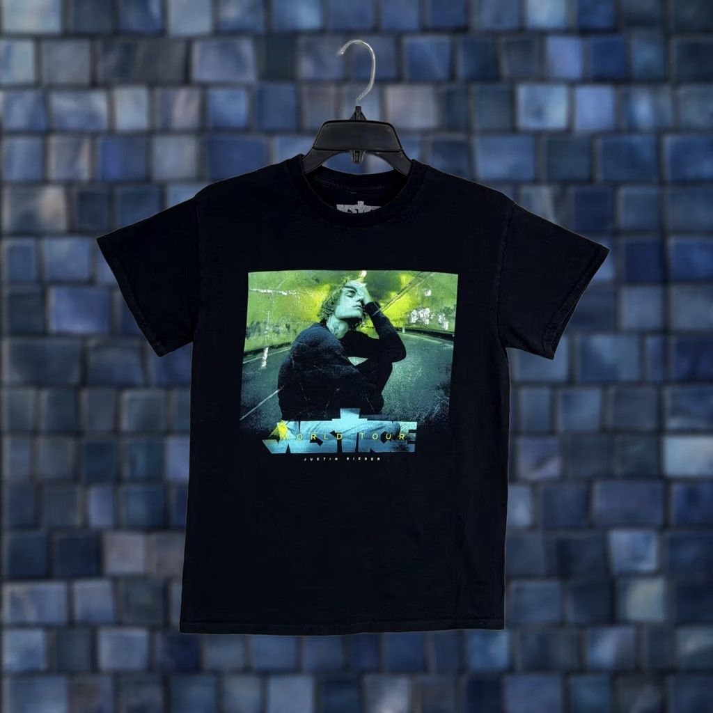 Vintage Justin Bieber Shirt Adult Small Black Justice World Tour Concert Graphic 2022 World Tour Size US S / EU 44-46 / 1 - 1 Thumbnail