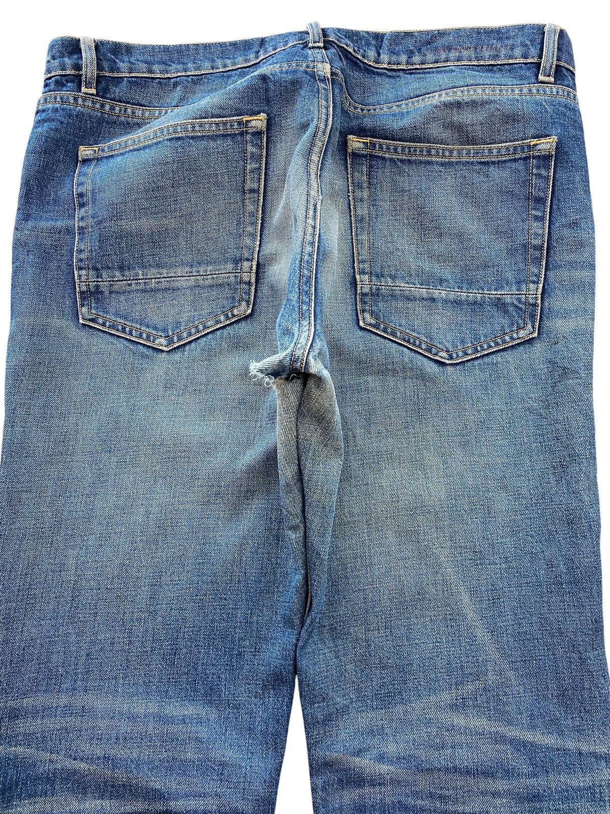 Golden Goose Golden Goose Faded Blue Wash Whiskered Straight Leg Jeans Size US 32 / EU 48 - 4 Thumbnail